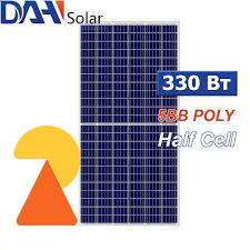 Солнечная батарея DAH Solar HCP72-335Р Half Cell