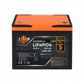  Акумулятор LiFePO4 12V - 100Ah (1280Wh)