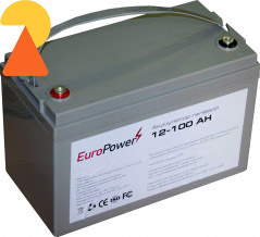 Гелевий акумулятор EuroPower GL-12-100 AH