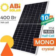 Сонячна панель ABI Solar AB-72MHC-400M