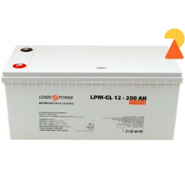 Гелевий акумулятор LogicPower LPM-GL-12-200 AH