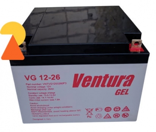 Гелевий акумулятор Ventura VG-12-26 AH