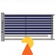Вакуумний сонячний колектор балконного типу, AXIOMA Energy AX-10U